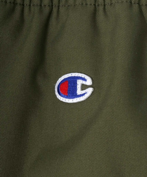 Champion（チャンピオン）の「Champion◆ツイルイージーワイドパンツ/カラーパンツ（チノパンツ・メンズ・ブラック/ベージュ/オリーブ・M/L/XL）」の18枚目の写真