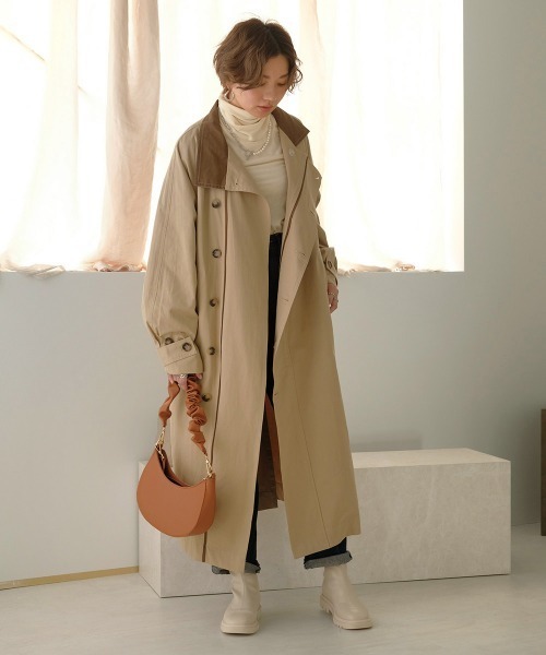 Bab（バブ）の「【WEB限定】ラッフルハンドルショルダーバッグ（ショルダーバッグ・レディース・ブラック/ダークブラウン/ブルー/キャメル/ライトグリーン・ONESIZE）」の14枚目の写真