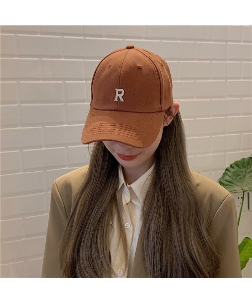 Loco Ocean（ロコオーシャン）の「ワンポイントミニロゴワッペン付き ベースボールキャップ（キャップ・レディース・ホワイト/ブラウン/アイボリー/ピンク/ブラック/ライトピンク/ブルー・ONE SIZE）」の4枚目の写真