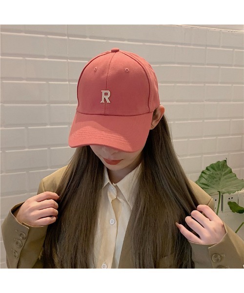 Loco Ocean（ロコオーシャン）の「ワンポイントミニロゴワッペン付き ベースボールキャップ（キャップ・レディース・ホワイト/ブラウン/アイボリー/ピンク/ブラック/ライトピンク/ブルー・ONE SIZE）」の6枚目の写真