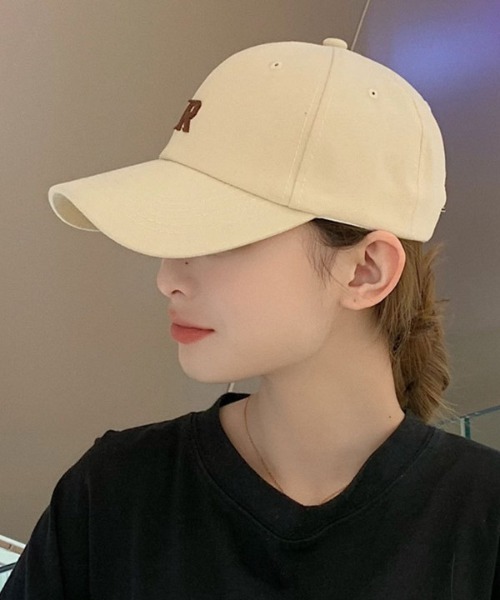 Loco Ocean（ロコオーシャン）の「ワンポイントミニロゴワッペン付き ベースボールキャップ（キャップ・レディース・ホワイト/ブラウン/アイボリー/ピンク/ブラック/ライトピンク/ブルー・ONE SIZE）」の13枚目の写真