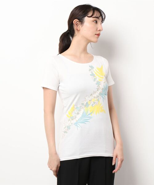 CoCoさま　まとめ　3点 マウナロア 花 （シャイニーピカケ）　Tシャツ 等 Maunaloa（マウナロア）の「【Maunaloa】シャイニーピカケT