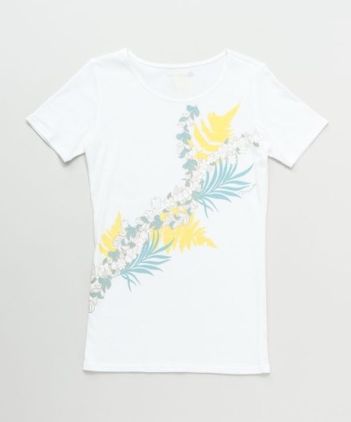 CoCoさま　まとめ　3点 マウナロア 花 （シャイニーピカケ）　Tシャツ 等 Maunaloa（マウナロア）の「【Maunaloa】シャイニーピカケT