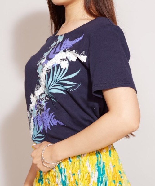 CoCoさま　まとめ　3点 マウナロア 花 （シャイニーピカケ）　Tシャツ 等 Maunaloa（マウナロア）の「【Maunaloa】シャイニーピカケT
