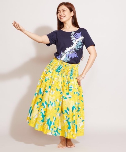 CoCoさま　まとめ　3点 マウナロア 花 （シャイニーピカケ）　Tシャツ 等 Maunaloa（マウナロア）の「【Maunaloa】シャイニーピカケT