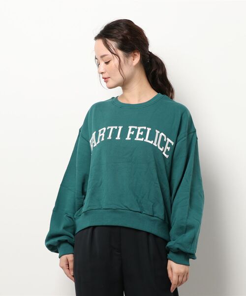 prose verse（プロズヴェール）の「立体刺繍ロゴ裏毛プルオーバー（スウェット・レディース・ブラック/グレー/グリーン・MEDIUM）」の20枚目の写真