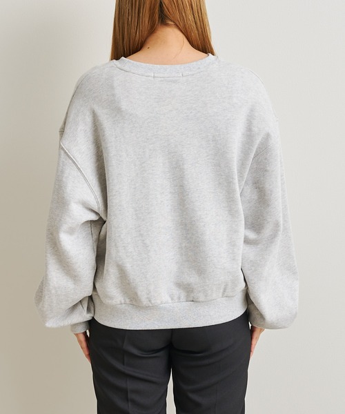 prose verse（プロズヴェール）の「立体刺繍ロゴ裏毛プルオーバー（スウェット・レディース・ブラック/グレー/グリーン・MEDIUM）」の14枚目の写真