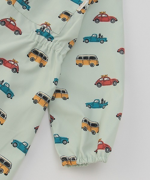 petit main（プティマイン）の「総柄プレイウェア（つなぎ/オールインワン・キッズ・ライトカーキ/キナリ・S/M）」の7枚目の写真