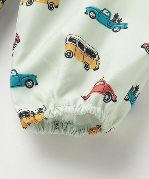 petit main（プティマイン）の「総柄プレイウェア（つなぎ/オールインワン・キッズ・ライトカーキ/キナリ・S/M）」の8枚目の写真