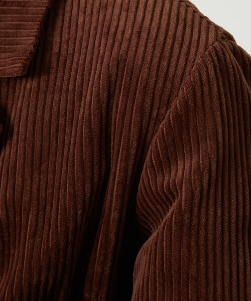 FREAK'S STORE（フリークスストア）の「コーデュロイジャケット（テーラードジャケット・レディース・ネイビー/ブラウン・ﾌﾘ-）」の14枚目の写真