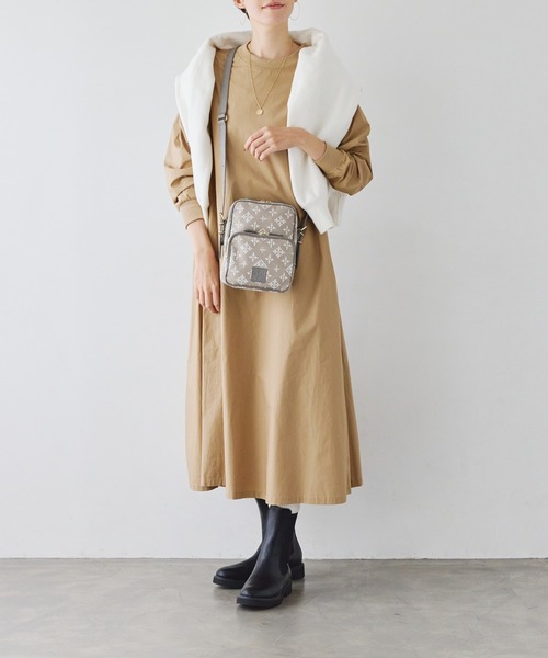 russet(ラシット)の「【VINTAGE COLLECTION】ショルダーバッグ【コットンジャガード】CE-897-WEB(ショルダーバッグ・レディース・ベージュ/グレー/レモンイエロー/ベージュ系2/ライトグレー・FREE)」の10枚目の写真