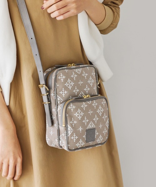 russet(ラシット)の「【VINTAGE COLLECTION】ショルダーバッグ【コットンジャガード】CE-897-WEB(ショルダーバッグ・レディース・ベージュ/グレー/レモンイエロー/ベージュ系2/ライトグレー・FREE)」の11枚目の写真