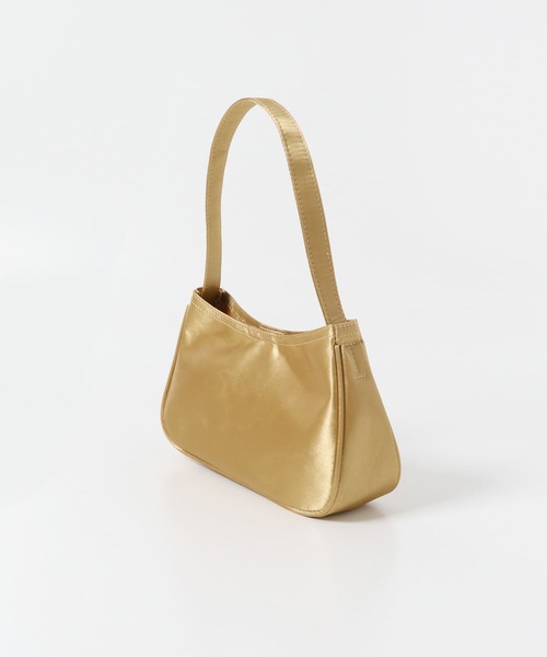 SMELLY（スメリー）の「サテンミニバッグ（ハンドバッグ・レディース・ベージュ/ラベンダー・-）」の5枚目の写真