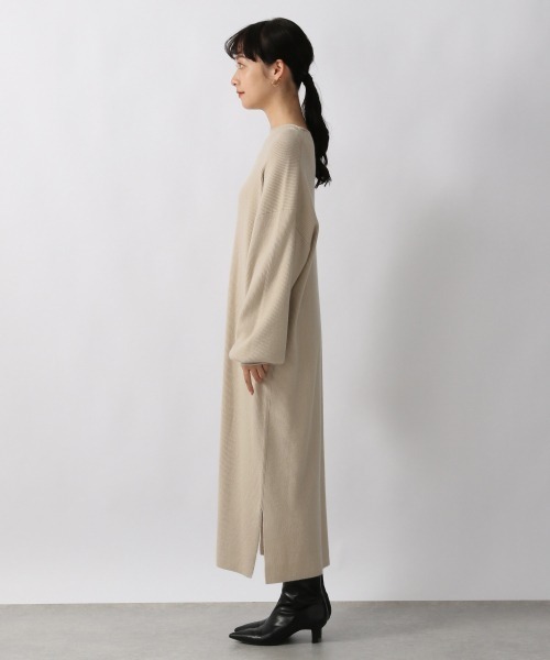 LOWRYS FARM（ローリーズファーム）の「ニットボトルネックワンピース　216033（ワンピース・レディース・アイボリー/ブラウン/ブラック/グリーン・FREE）」の12枚目の写真