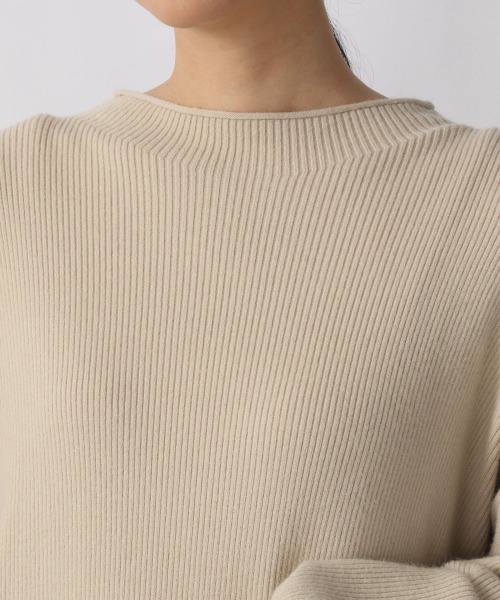 LOWRYS FARM（ローリーズファーム）の「ニットボトルネックワンピース　216033（ワンピース・レディース・アイボリー/ブラウン/ブラック/グリーン・FREE）」の14枚目の写真