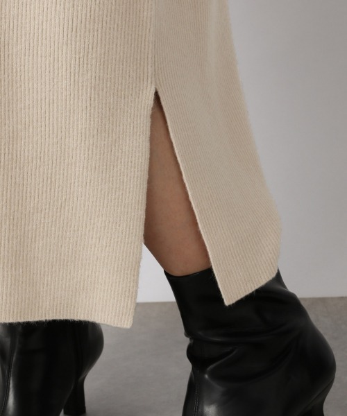 LOWRYS FARM（ローリーズファーム）の「ニットボトルネックワンピース　216033（ワンピース・レディース・アイボリー/ブラウン/ブラック/グリーン・FREE）」の17枚目の写真