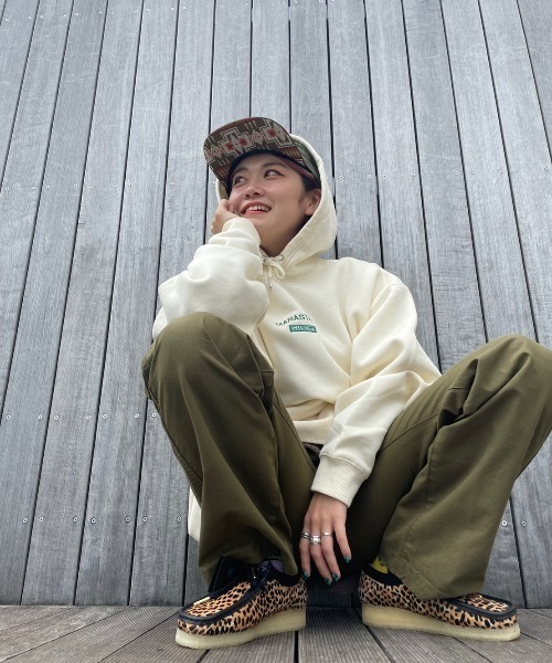 MILKFED.（ミルクフェド）の「MILKFED. × MANASTASH /ミルクフェド×マナスタッシュ　SWEAT HOODIE スウェットフーディー　パーカー（パーカー・メンズ・ブラック/ベージュ/ナチュラル・LARGE/MEDIUM）」の11枚目の写真