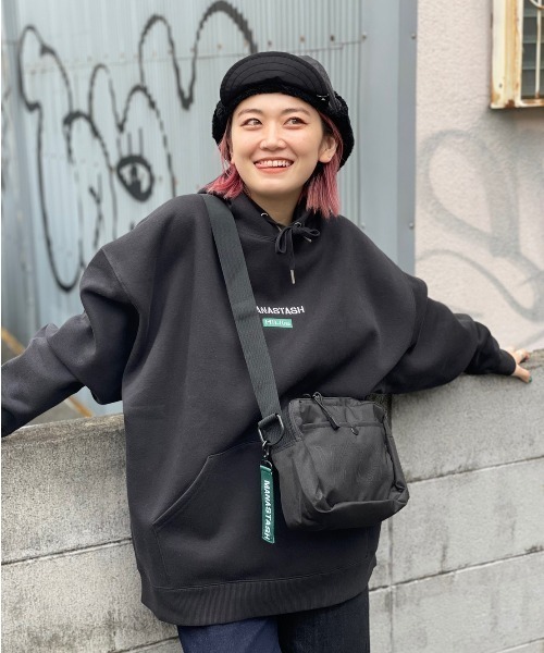 MILKFED.（ミルクフェド）の「MILKFED. × MANASTASH /ミルクフェド×マナスタッシュ　SWEAT HOODIE スウェットフーディー　パーカー（パーカー・メンズ・ブラック/ベージュ/ナチュラル・LARGE/MEDIUM）」の21枚目の写真