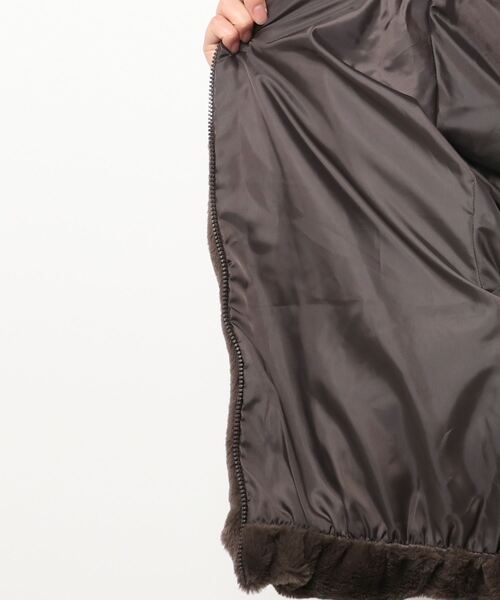 prose verse（プロズヴェール）の「《ZOZO限定》エコファーパーカー（ブルゾン・レディース・ブラウン/モカ/グレイッシュベージュ・MEDIUM）」の4枚目の写真