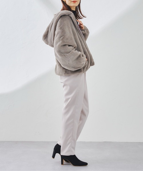 prose verse（プロズヴェール）の「《ZOZO限定》エコファーパーカー（ブルゾン・レディース・ブラウン/モカ/グレイッシュベージュ・MEDIUM）」の9枚目の写真