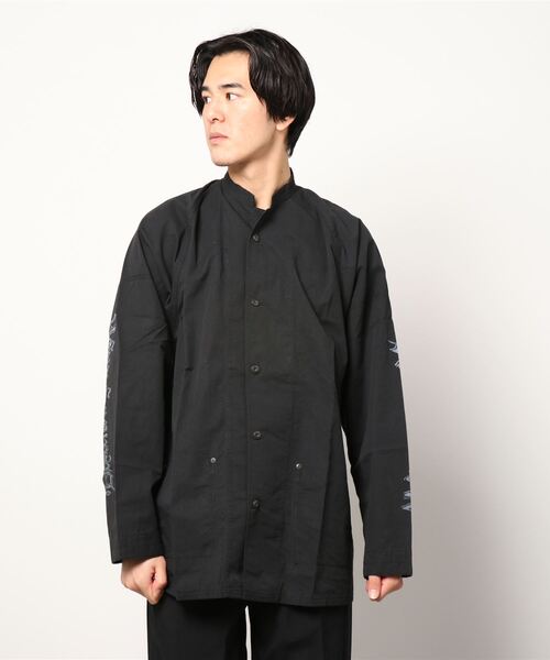 ESSAY(エッセイ)の「ESSAY /エッセイ/TIGER&DROGON SHIRT(ブルゾン・メンズ・ブラック/ホワイト・2)」の2枚目の写真