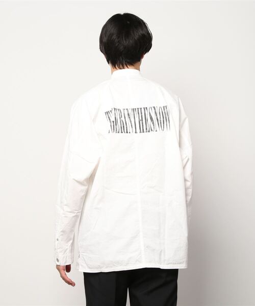 ESSAY(エッセイ)の「ESSAY /エッセイ/TIGER&DROGON SHIRT(ブルゾン・メンズ・ブラック/ホワイト・2)」の5枚目の写真