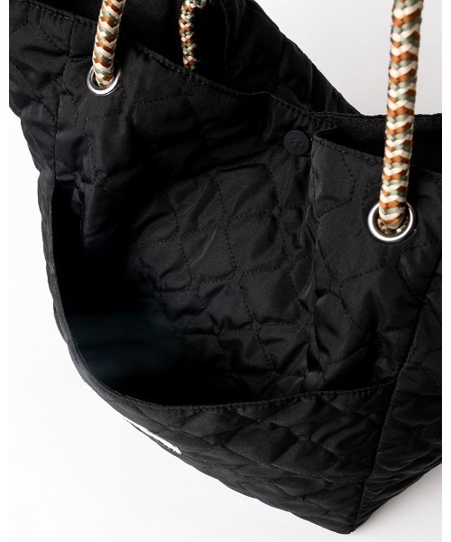 BILLABONG(ビラボン)の「BILLABONG レディース QUILT TOTE BAG バッグ 【2021年秋冬モデル】/ビラボンキルティングトートバッグ(トートバッグ・レディース・ブラック/ミント・FREE)」の9枚目の写真