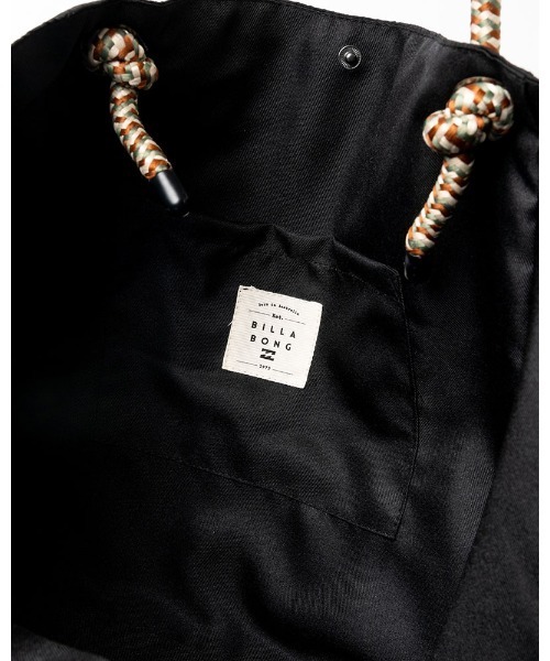 BILLABONG(ビラボン)の「BILLABONG レディース QUILT TOTE BAG バッグ 【2021年秋冬モデル】/ビラボンキルティングトートバッグ(トートバッグ・レディース・ブラック/ミント・FREE)」の10枚目の写真