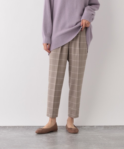 GLOBAL WORK(グローバルワーク)の「アッタカウツクシテーパーガラ/215856(その他パンツ・レディース・ダークブラウン/ネイビー/アイボリー/ライトベージュ・SMALL/MEDIUM/LARGE/X-LARGE/XX-LARGE/X-SMALL)」の3枚目の写真