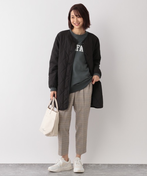 GLOBAL WORK(グローバルワーク)の「アッタカウツクシテーパーガラ/215856(その他パンツ・レディース・ダークブラウン/ネイビー/アイボリー/ライトベージュ・SMALL/MEDIUM/LARGE/X-LARGE/XX-LARGE/X-SMALL)」の5枚目の写真