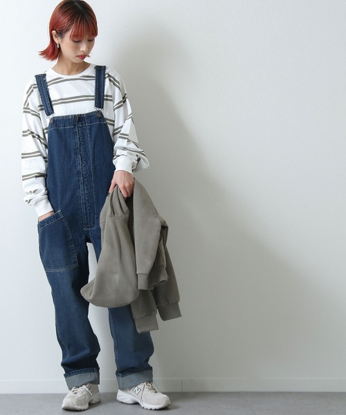 ZIP FIVE(ジップファイブ)の「【loot box】スラブデニム フロントZIPオーバーオール(サロペット/オーバーオール・メンズ・ブルー/ストライプ/ワンウォッシュ・SMALL/MEDIUM/LARGE/X-LARGE/X-SMALL)」の5枚目の写真