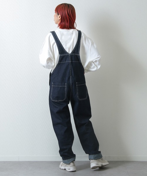ZIP FIVE(ジップファイブ)の「【loot box】スラブデニム フロントZIPオーバーオール(サロペット/オーバーオール・メンズ・ブルー/ストライプ/ワンウォッシュ・SMALL/MEDIUM/LARGE/X-LARGE/X-SMALL)」の8枚目の写真