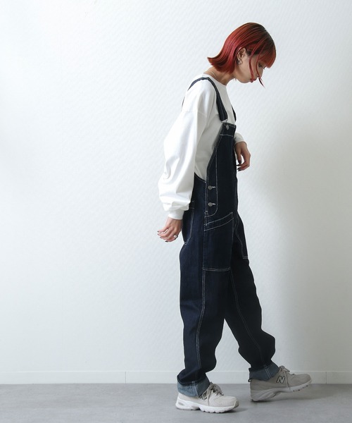 ZIP FIVE(ジップファイブ)の「【loot box】スラブデニム フロントZIPオーバーオール(サロペット/オーバーオール・メンズ・ブルー/ストライプ/ワンウォッシュ・SMALL/MEDIUM/LARGE/X-LARGE/X-SMALL)」の9枚目の写真