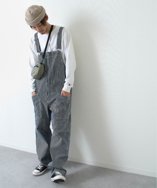 ZIP FIVE(ジップファイブ)の「【loot box】スラブデニム フロントZIPオーバーオール(サロペット/オーバーオール・メンズ・ブルー/ストライプ/ワンウォッシュ・SMALL/MEDIUM/LARGE/X-LARGE/X-SMALL)」の11枚目の写真