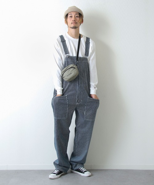 ZIP FIVE(ジップファイブ)の「【loot box】スラブデニム フロントZIPオーバーオール(サロペット/オーバーオール・メンズ・ブルー/ストライプ/ワンウォッシュ・SMALL/MEDIUM/LARGE/X-LARGE/X-SMALL)」の12枚目の写真