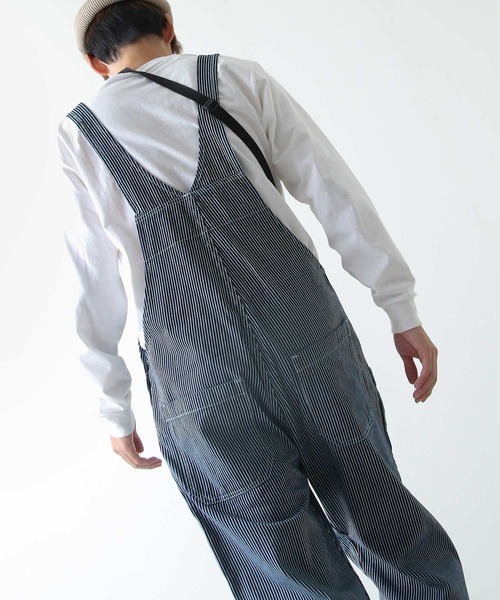 ZIP FIVE(ジップファイブ)の「【loot box】スラブデニム フロントZIPオーバーオール(サロペット/オーバーオール・メンズ・ブルー/ストライプ/ワンウォッシュ・SMALL/MEDIUM/LARGE/X-LARGE/X-SMALL)」の13枚目の写真