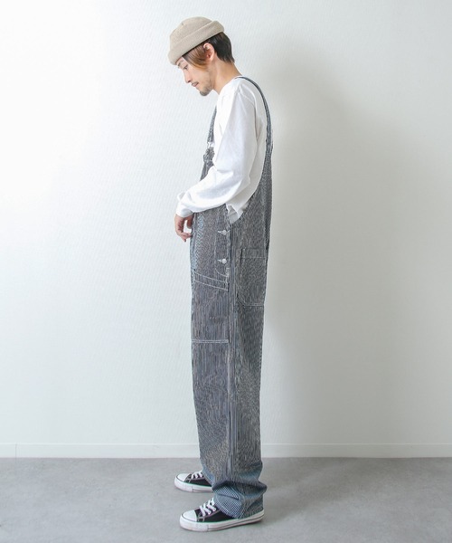 ZIP FIVE(ジップファイブ)の「【loot box】スラブデニム フロントZIPオーバーオール(サロペット/オーバーオール・メンズ・ブルー/ストライプ/ワンウォッシュ・SMALL/MEDIUM/LARGE/X-LARGE/X-SMALL)」の15枚目の写真