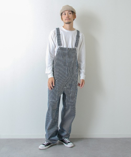 ZIP FIVE(ジップファイブ)の「【loot box】スラブデニム フロントZIPオーバーオール(サロペット/オーバーオール・メンズ・ブルー/ストライプ/ワンウォッシュ・SMALL/MEDIUM/LARGE/X-LARGE/X-SMALL)」の14枚目の写真
