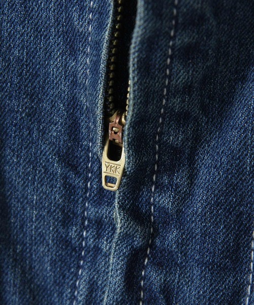 ZIP FIVE(ジップファイブ)の「【loot box】スラブデニム フロントZIPオーバーオール(サロペット/オーバーオール・メンズ・ブルー/ストライプ/ワンウォッシュ・SMALL/MEDIUM/LARGE/X-LARGE/X-SMALL)」の19枚目の写真