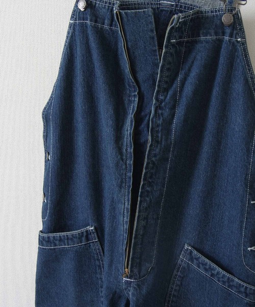 ZIP FIVE(ジップファイブ)の「【loot box】スラブデニム フロントZIPオーバーオール(サロペット/オーバーオール・メンズ・ブルー/ストライプ/ワンウォッシュ・SMALL/MEDIUM/LARGE/X-LARGE/X-SMALL)」の20枚目の写真