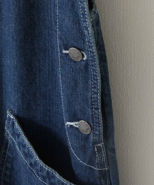 ZIP FIVE(ジップファイブ)の「【loot box】スラブデニム フロントZIPオーバーオール(サロペット/オーバーオール・メンズ・ブルー/ストライプ/ワンウォッシュ・SMALL/MEDIUM/LARGE/X-LARGE/X-SMALL)」の21枚目の写真