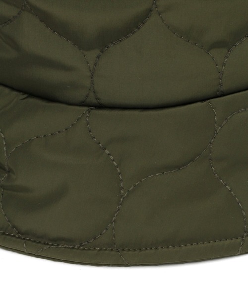 niko and...(ニコアンド)の「オリジナルキルティングバケットハット(ハット・レディース・ブラック/カーキ・FREE)」の4枚目の写真
