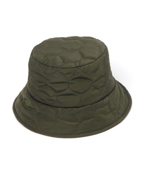 niko and...(ニコアンド)の「オリジナルキルティングバケットハット(ハット・レディース・ブラック/カーキ・FREE)」の3枚目の写真