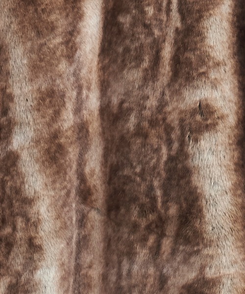 NO ID.（ノーアイディ）の「【NO ID.】Eco Fur Zip Hooded Blouson / エコファー ジップ フーデッド ブルゾン（その他アウター・メンズ・ベージュ/ブラウン・ONE SIZE）」の10枚目の写真