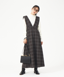 Rouge vif Anna | 【WEB限定】チェックジャンバースカート(ジャンパースカート)