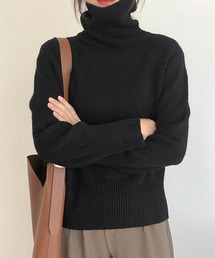 ハイネックオーバーサイズニット