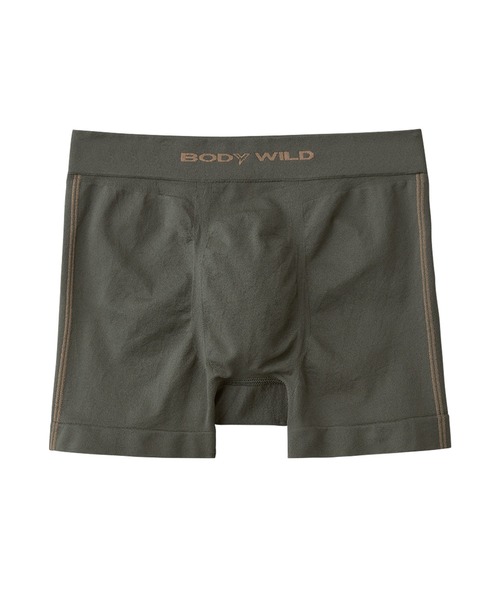 GUNZE（グンゼ）の「ボディワイルド ボディーワイルド body wild BODYWILD GUNZE グンゼ ボクサーパンツ メンズ アンダーウェア 男性下着 ツルツル メッシュ 無地 蒸れにくい ストレッチ ブランド ボディーワイルド ボディワイルド（ボクサーパンツ・メンズ・レッド/ブルー/レッド系1/レッド系/ネイビー系/ブラック系1/ブラック系2/ブラック系/ブラック系3/カーキ系/ブルー系その他/ブルー系その他2/ネイビー系1/ブルー系その他3/グリーン/レッド系2/ピンク系・MEDIUM/LARGE/X-LARGE）」の5枚目の写真