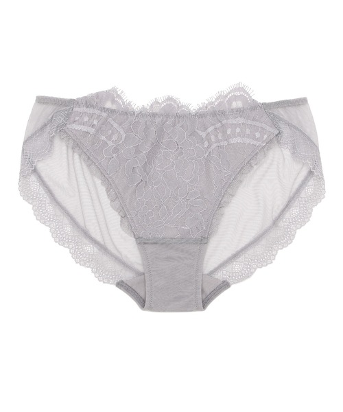 Chut! INTIMATES(シュットインティメイツ)の「シアーライトブラ ビキニショーツ (C356)(ショーツ・レディース・ライトグレー/パープル/ブラック・M/L)」の1枚目の写真