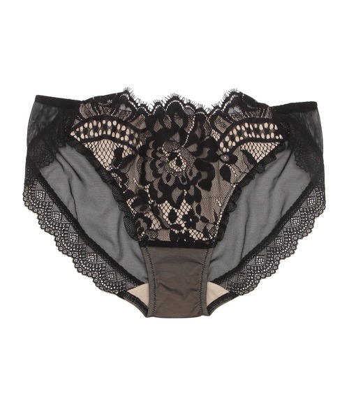 Chut! INTIMATES(シュットインティメイツ)の「シアーライトブラ ビキニショーツ (C356)(ショーツ・レディース・ライトグレー/パープル/ブラック・M/L)」の2枚目の写真