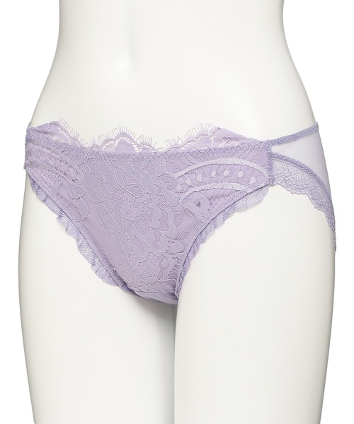 Chut! INTIMATES(シュットインティメイツ)の「シアーライトブラ ビキニショーツ (C356)(ショーツ・レディース・ライトグレー/パープル/ブラック・M/L)」の7枚目の写真